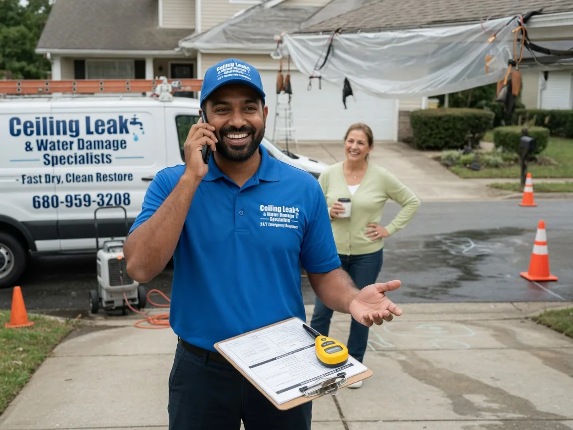 Ceiling Leak Cleanup Harrington Park, NJ FAQs